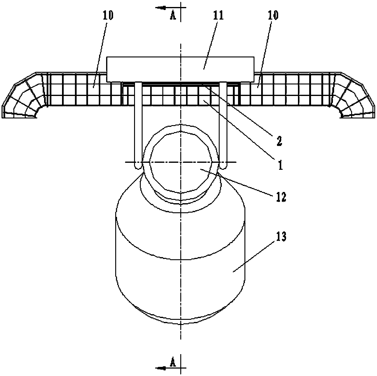 A new dual tuyere movable converter secondary flue gas capture device