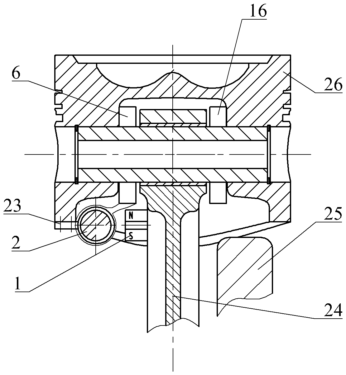 Internal Combustion Engine Piston Temperature Self-Powered Wireless Telemetry Device