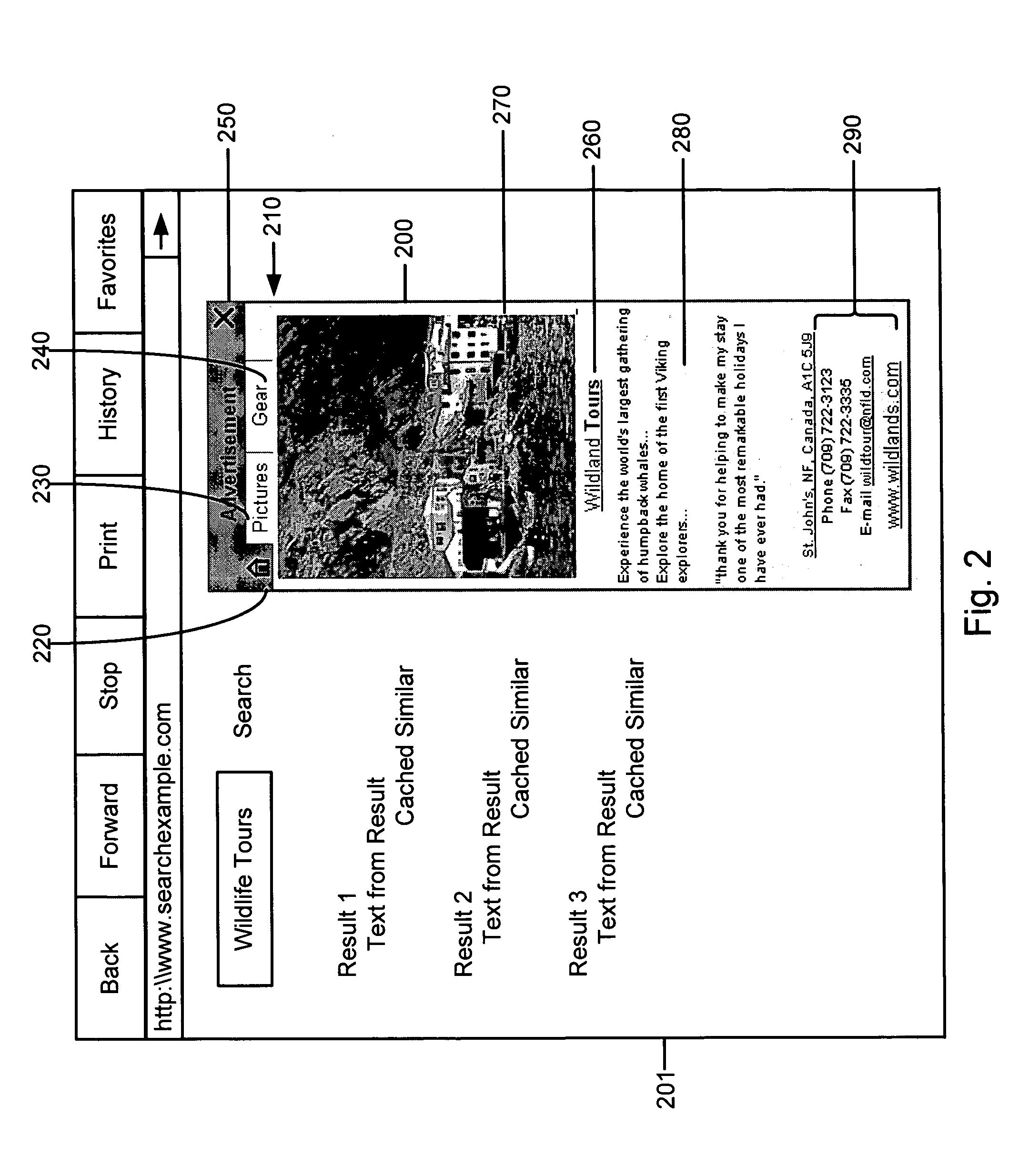 System and method for delivering internet advertisements that change between textual and graphical ads on demand by a user