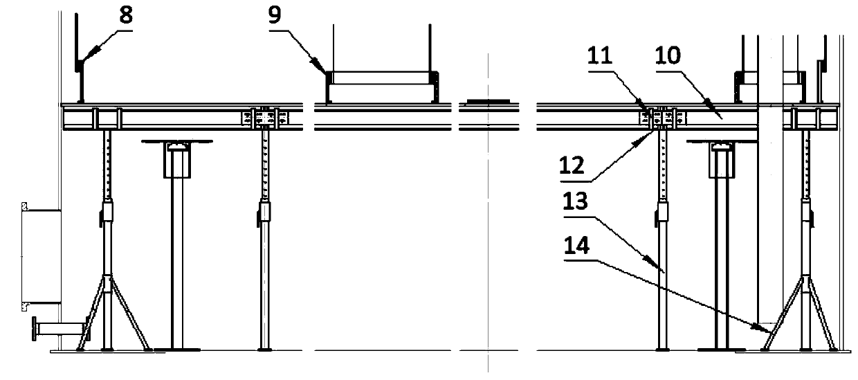 A construction method for manufacturing FRP floating trays by spraying process