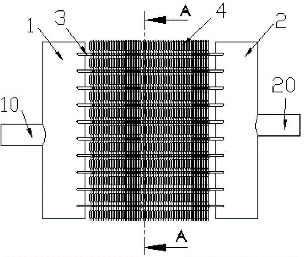 Heat pump type microchannel heat exchanger