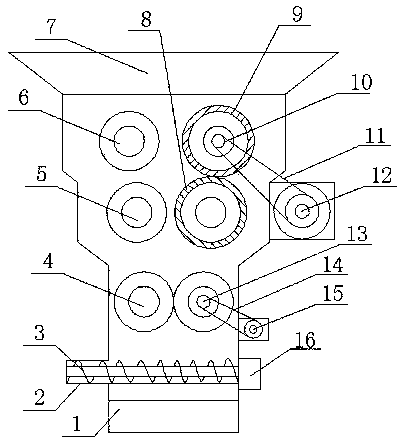 Anti-jamming bird feed crusher