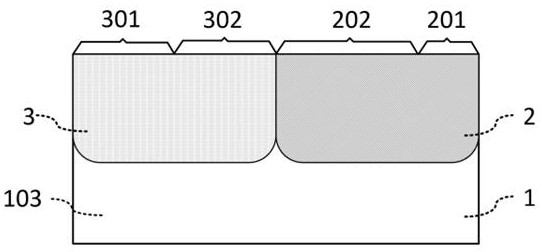 High-voltage asymmetric structure LDMOS device and preparation method thereof