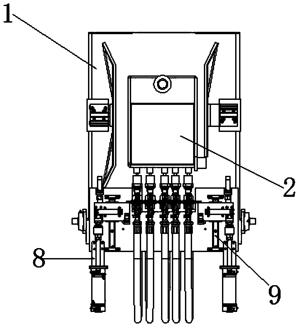 Simple fuel consumption test device for passenger car and working method thereof