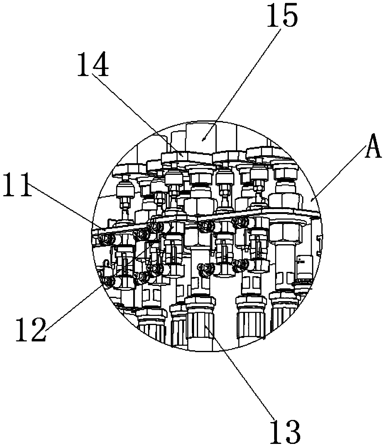 Simple fuel consumption test device for passenger car and working method thereof