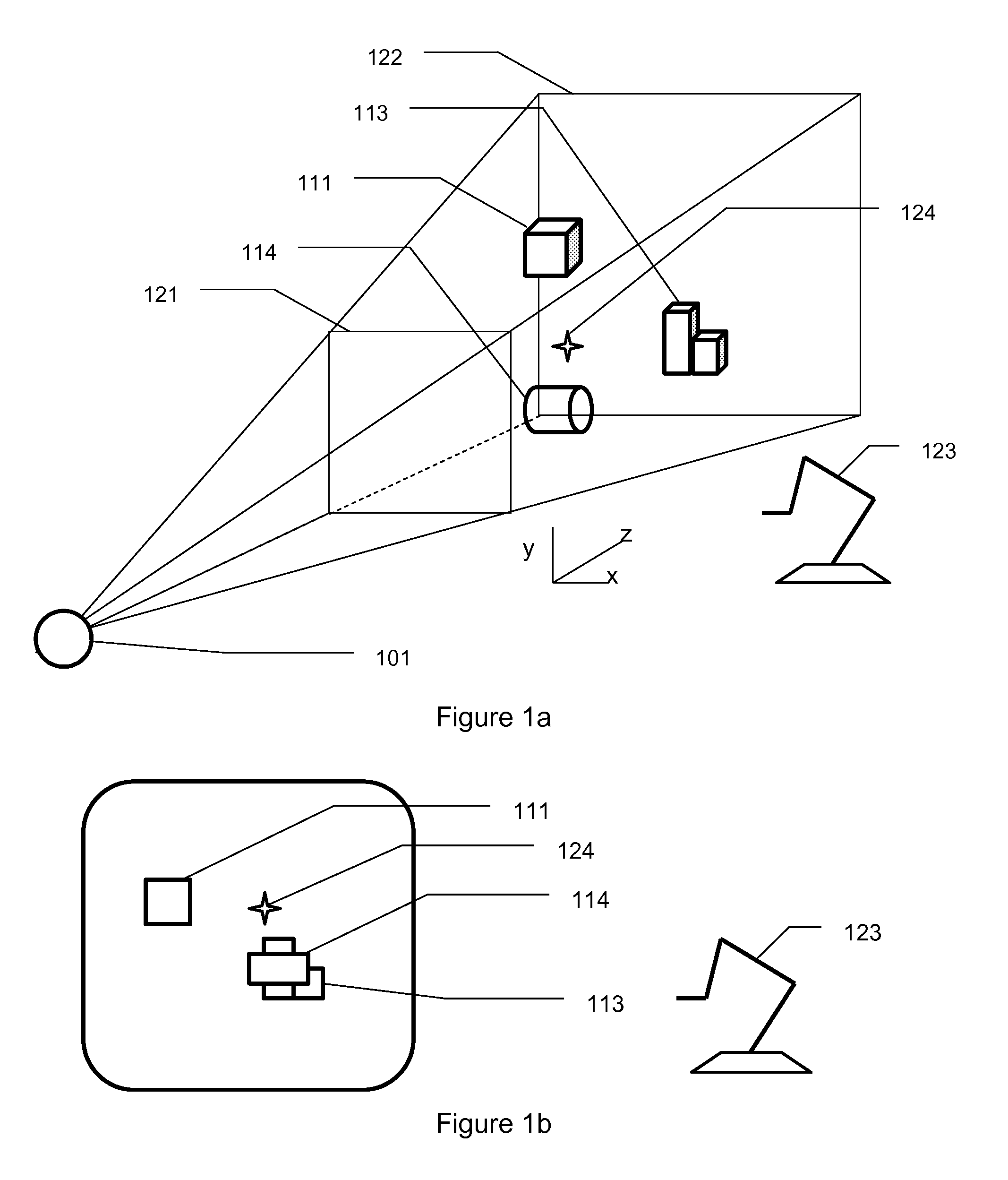 Human-Computer Interface Including Efficient Three-Dimensional Controls