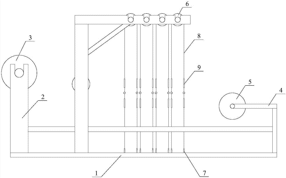 Manual weaving device