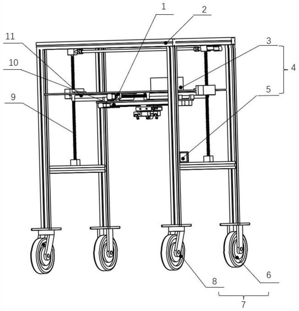 Omnibearing near-earth high-flux phenotype image acquisition platform for complex farmland