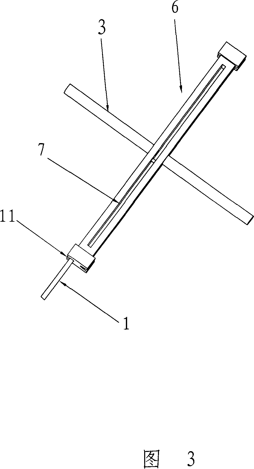 Gap feeding yagi antenna