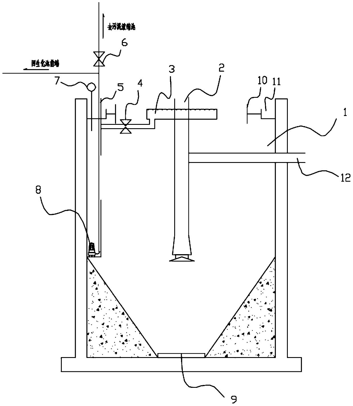 Improved vertical flow precipitation device