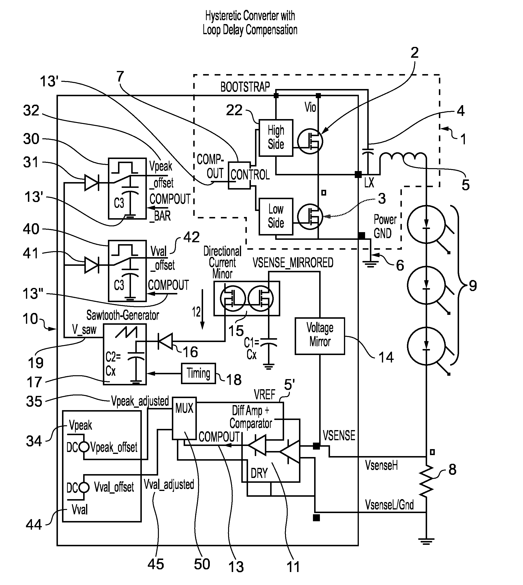 Delay compensation for a dc-dc converter