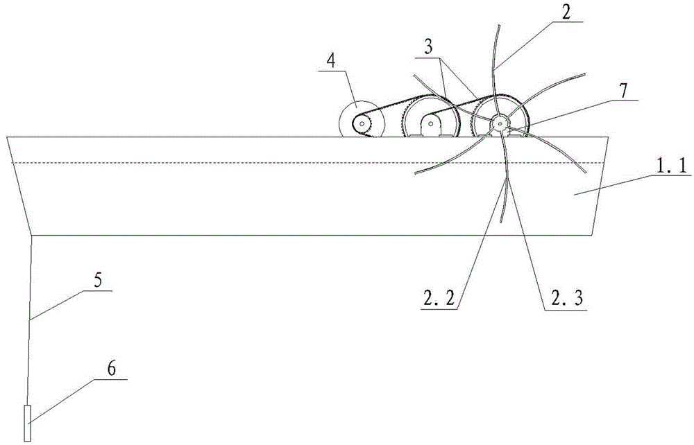 Floating body type dual-impeller tidal current energy power generating device