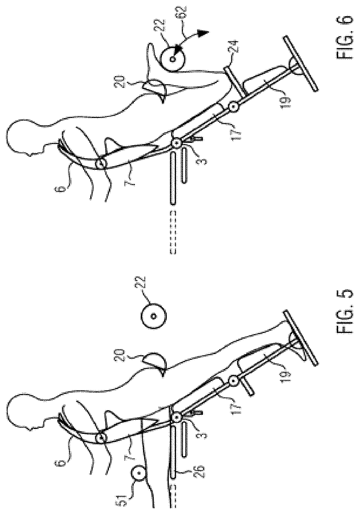Chair, pressing device