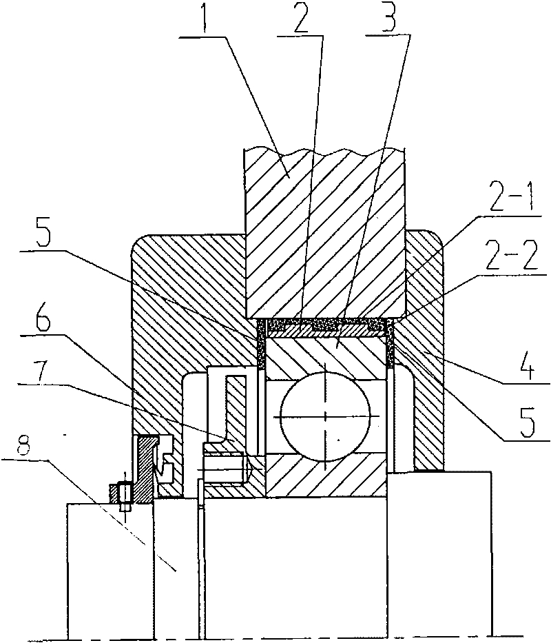 Motor insulating bearing device and manufacturing method thereof