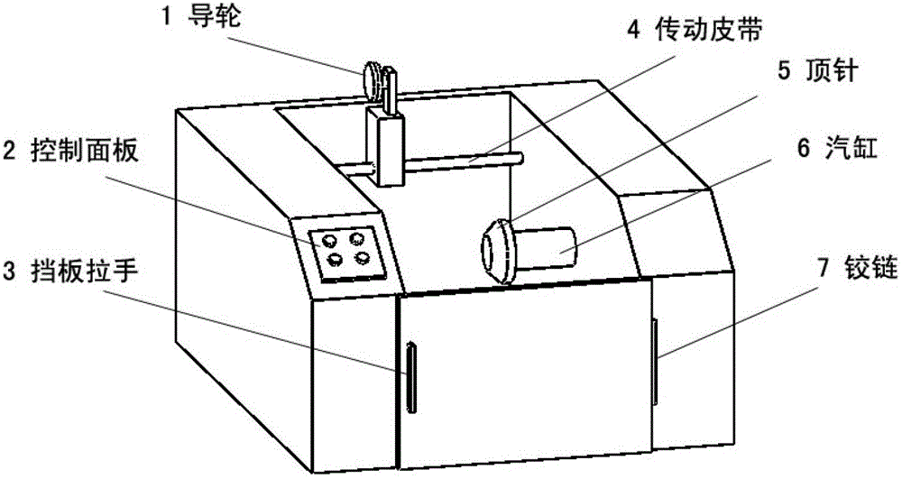 Winding device and method of tire bead wire drawing machine