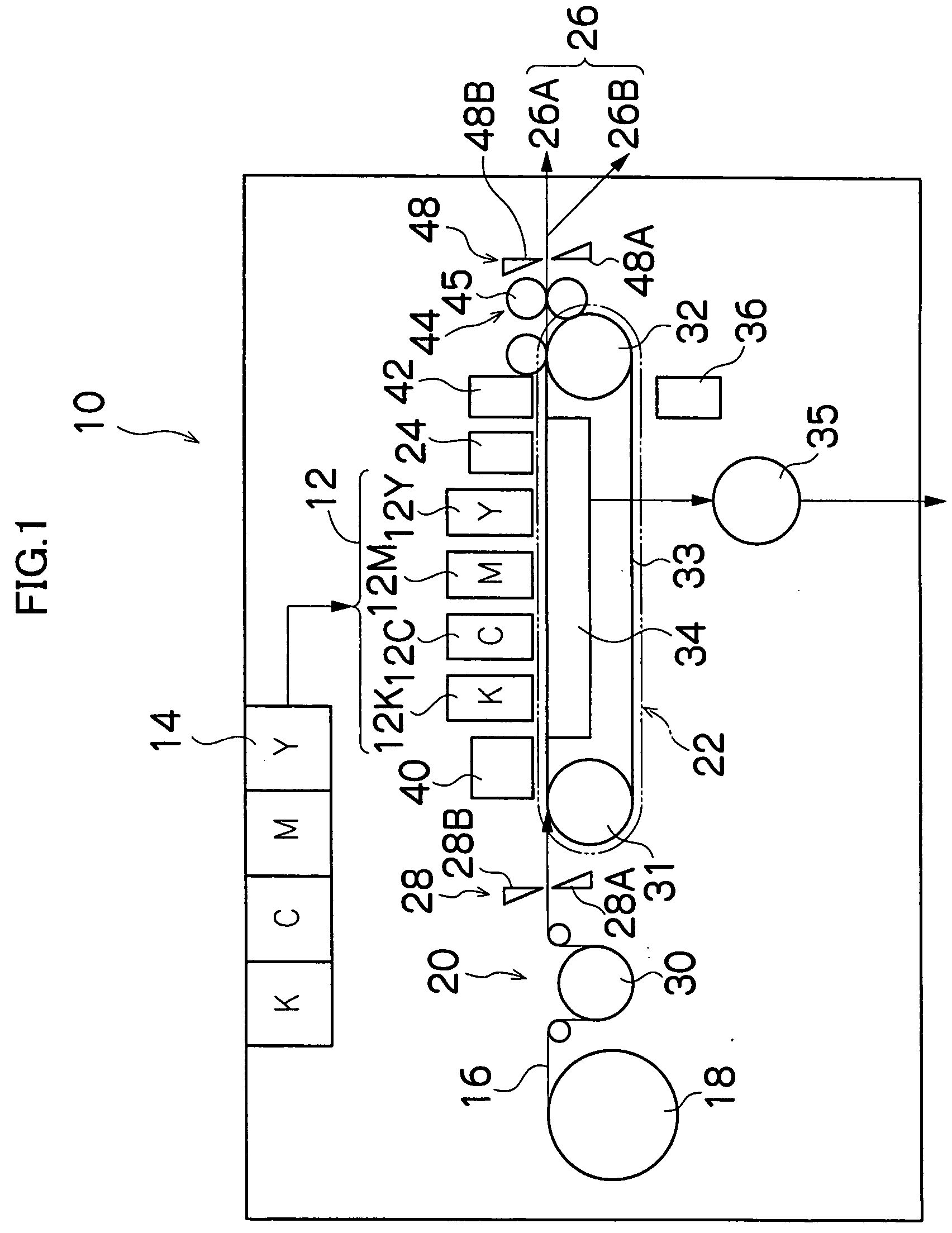 Image recording apparatus and method for determining defective image-recording elements