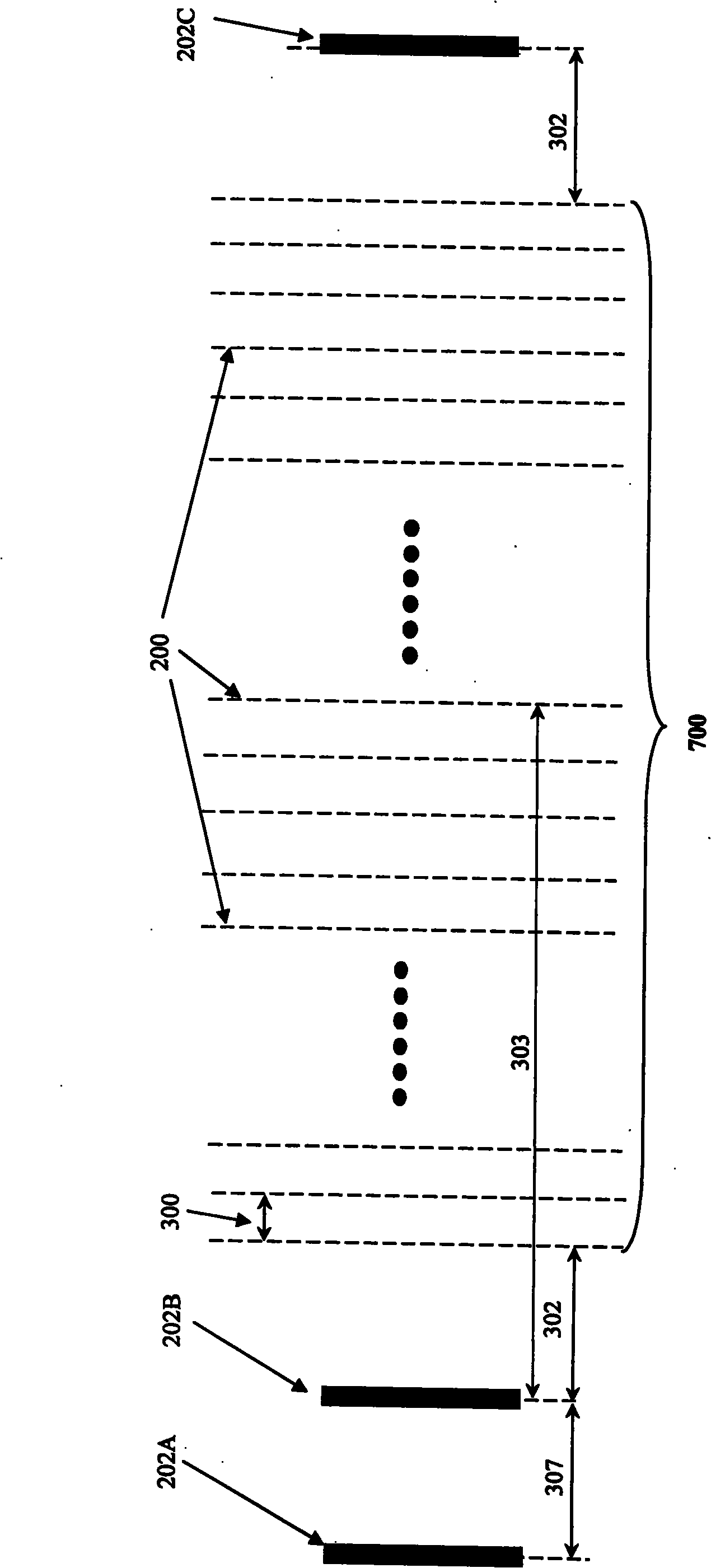 Acoustic surface wave radio frequency tag with high coding capacity