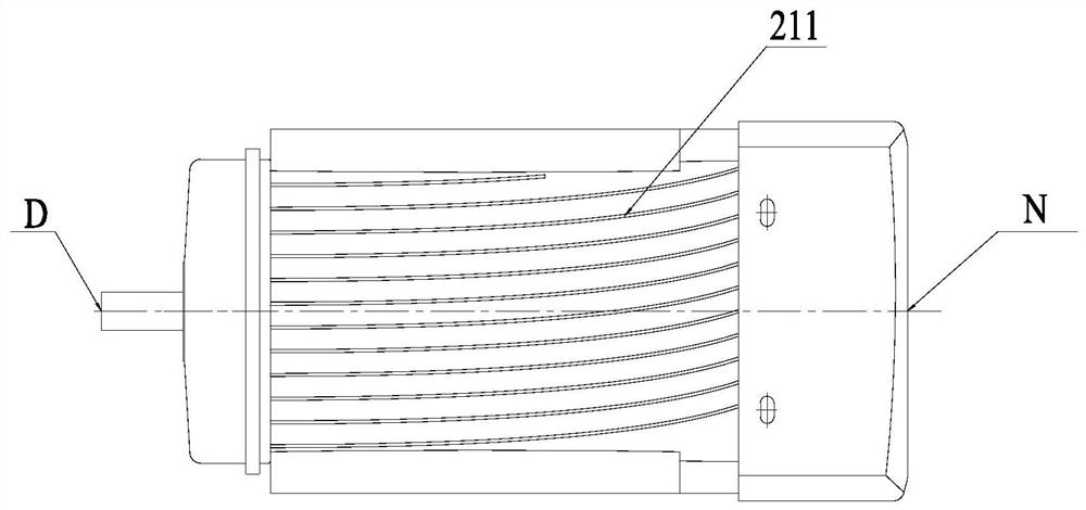 Motor shell and motor