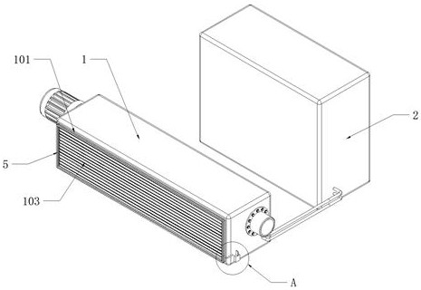 An air conditioner with condensed water recovery and humidification structure