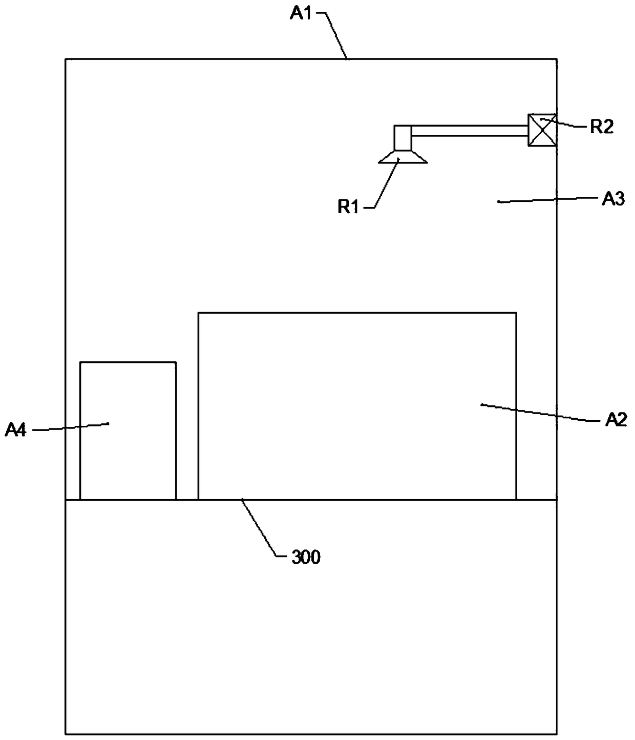 Cabinet-type integrated cooking machine with cleaning device