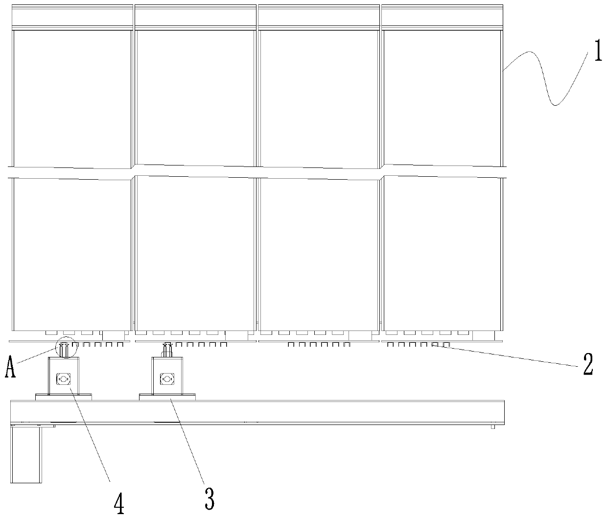 A nearline disk array library with touchpoints