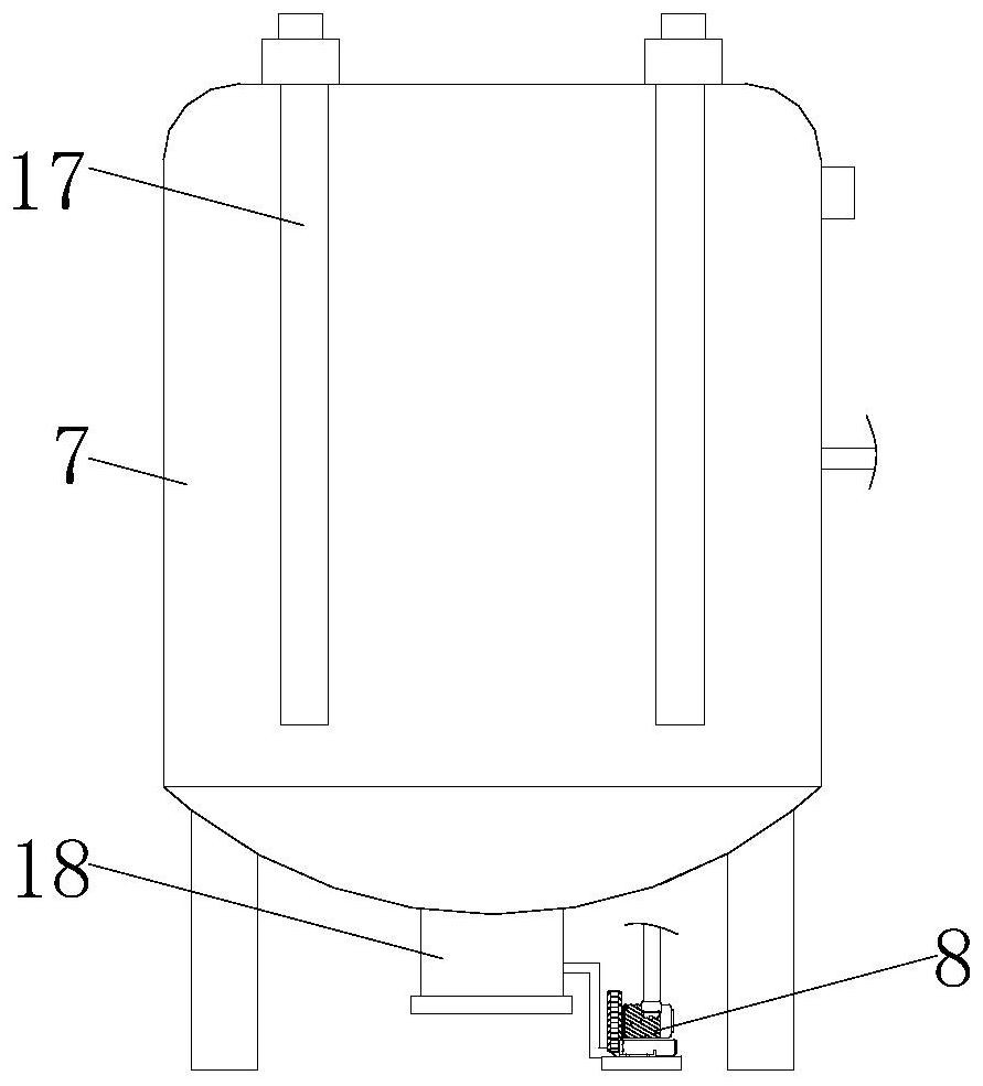 A nickel-containing wastewater reduction system