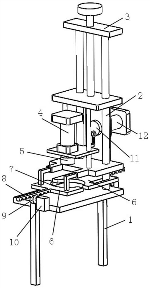 Medicine bottle packaging cap screwing device