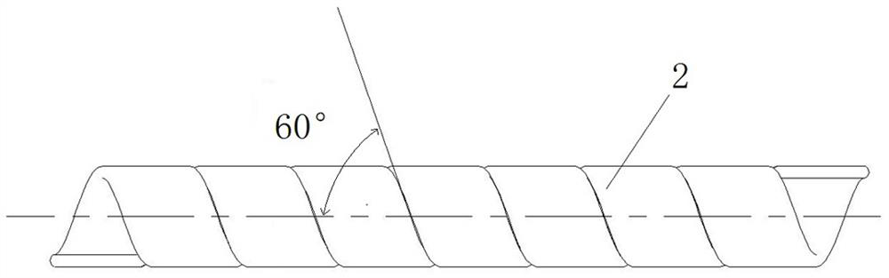 Spiral protective belt machining method