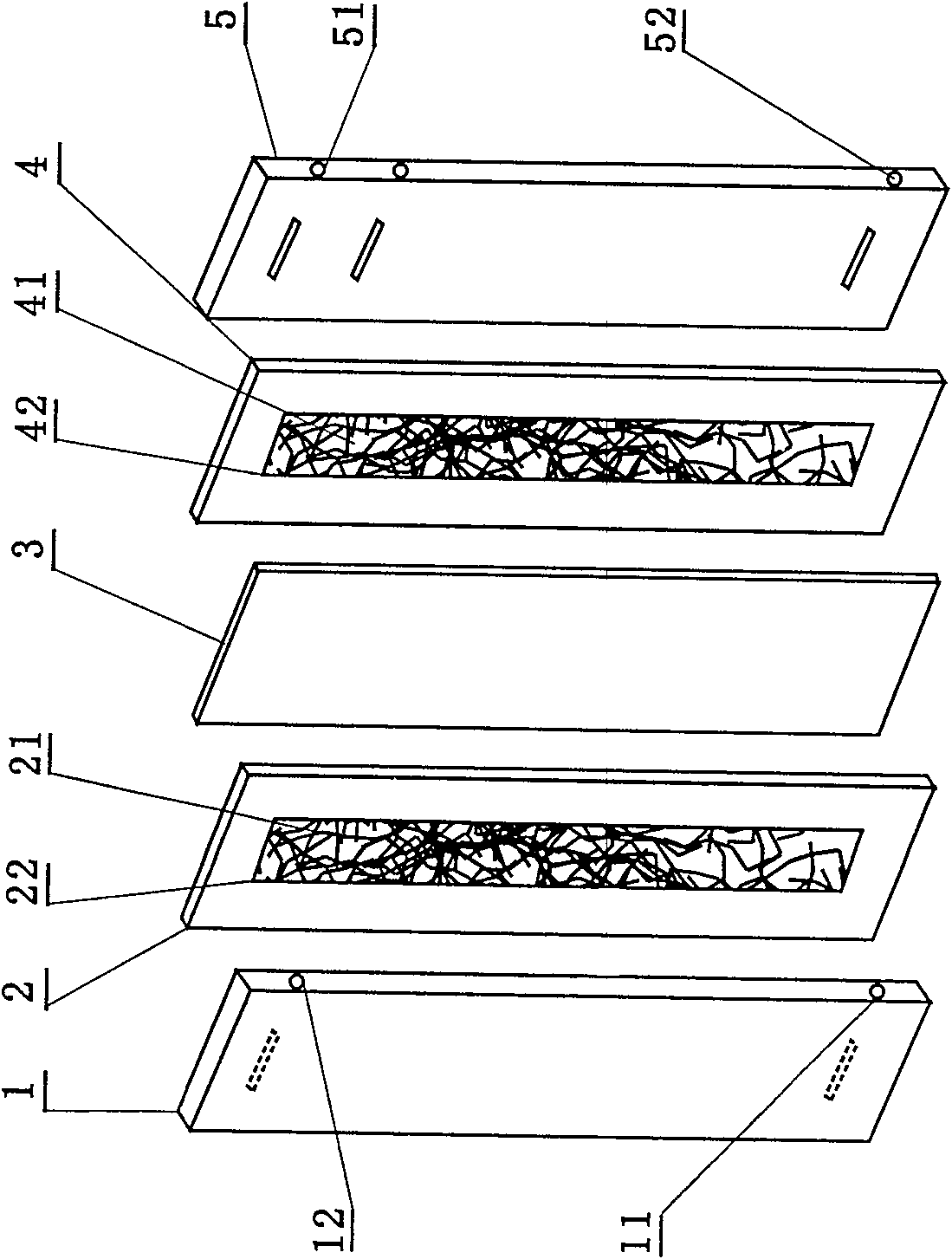 Composite heat exchange filling type micro-reactor