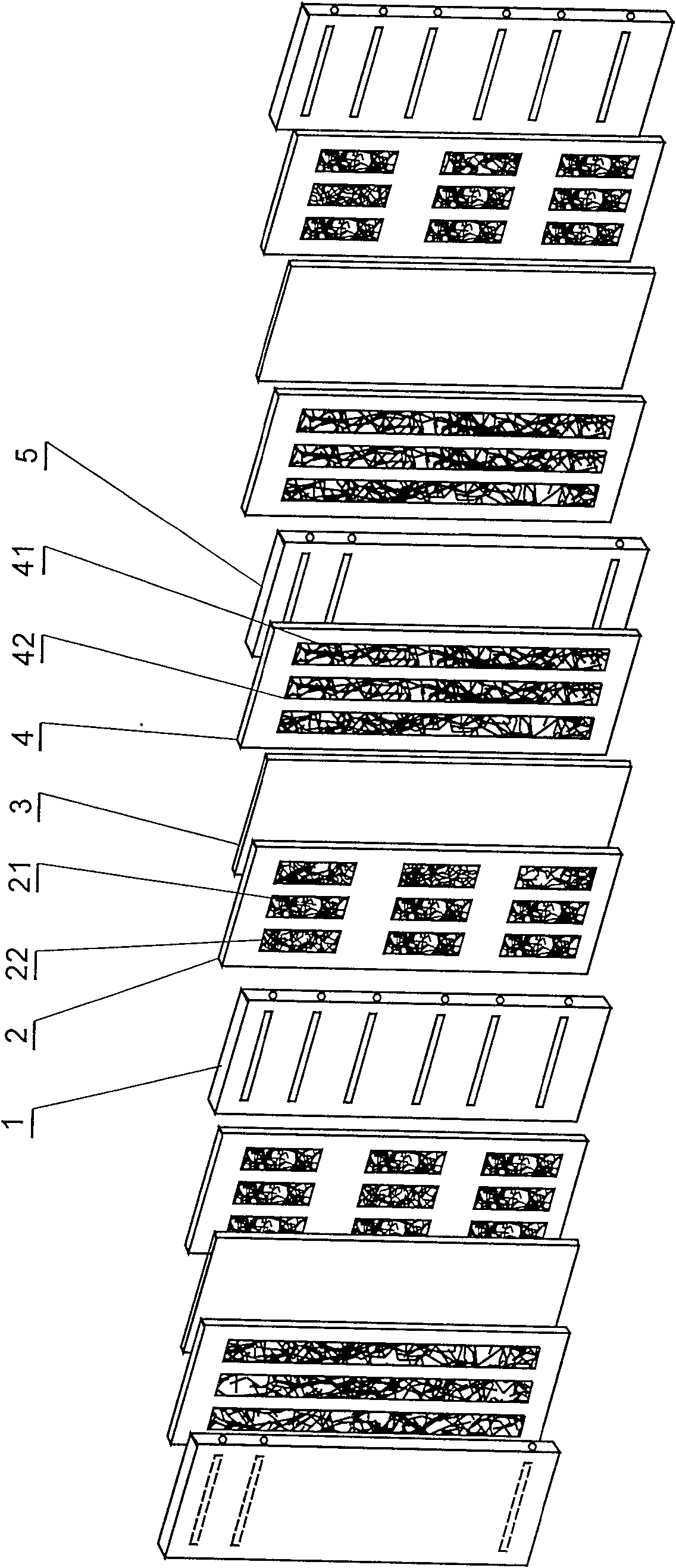 Composite heat exchange filling type micro-reactor