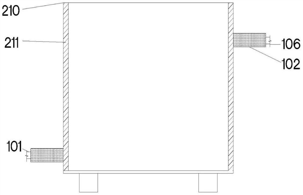 Coastal soft soil iron connection channel freezing method interface effect test simulation method