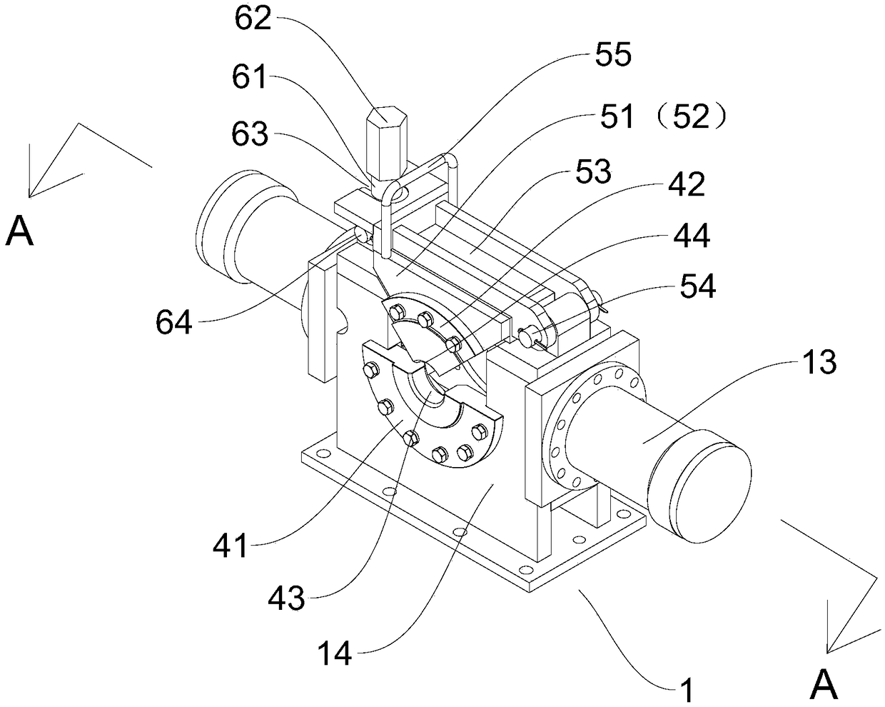 Drill pipe dismounting mechanism