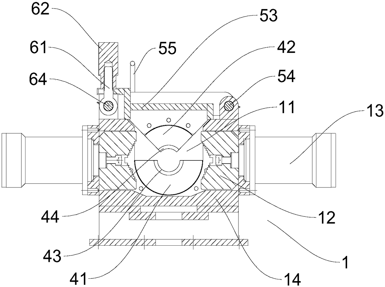 Drill pipe dismounting mechanism