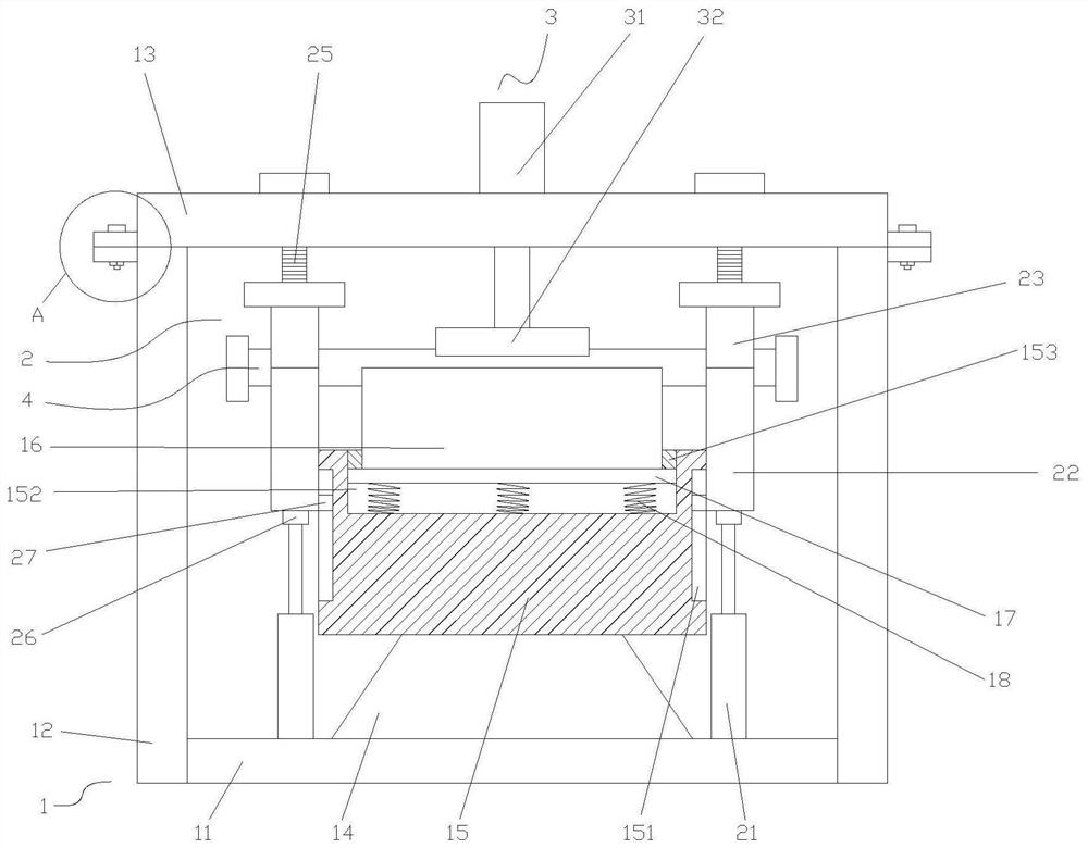 Torsion test clamp for radial shaft of motor vehicle