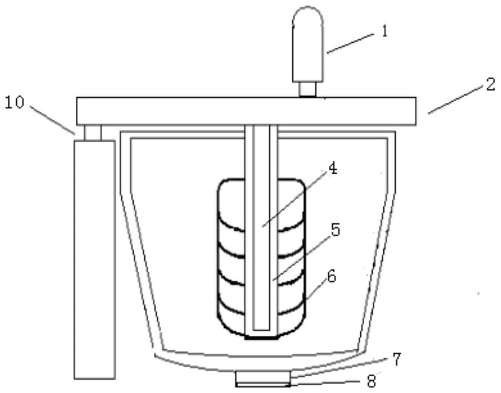 A color-changing high-strength concrete brick and its production process and manufacturing equipment