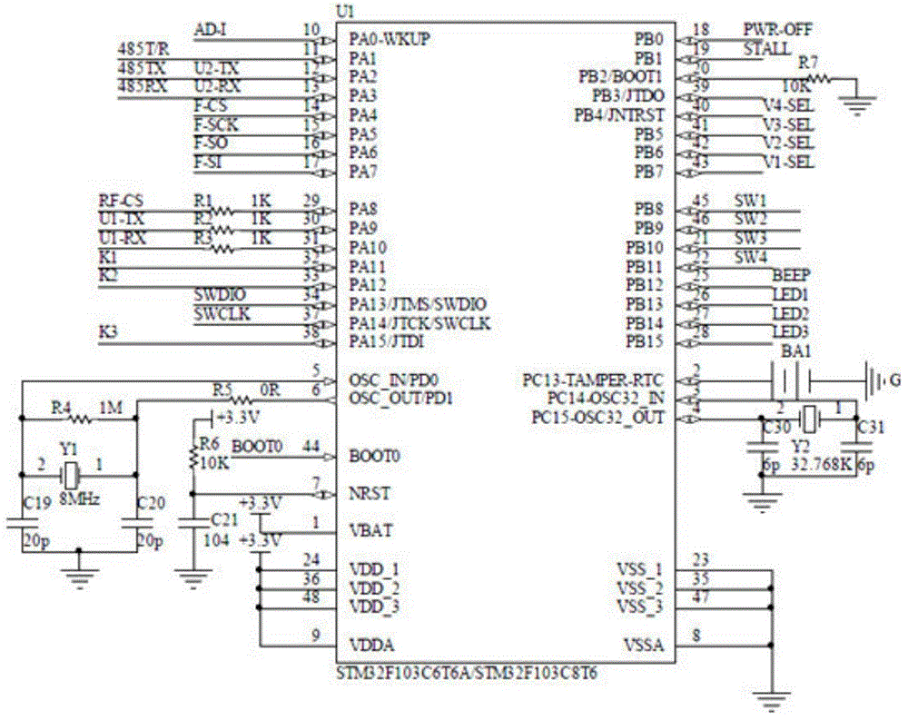 Test platform circuit of intelligent electric tool