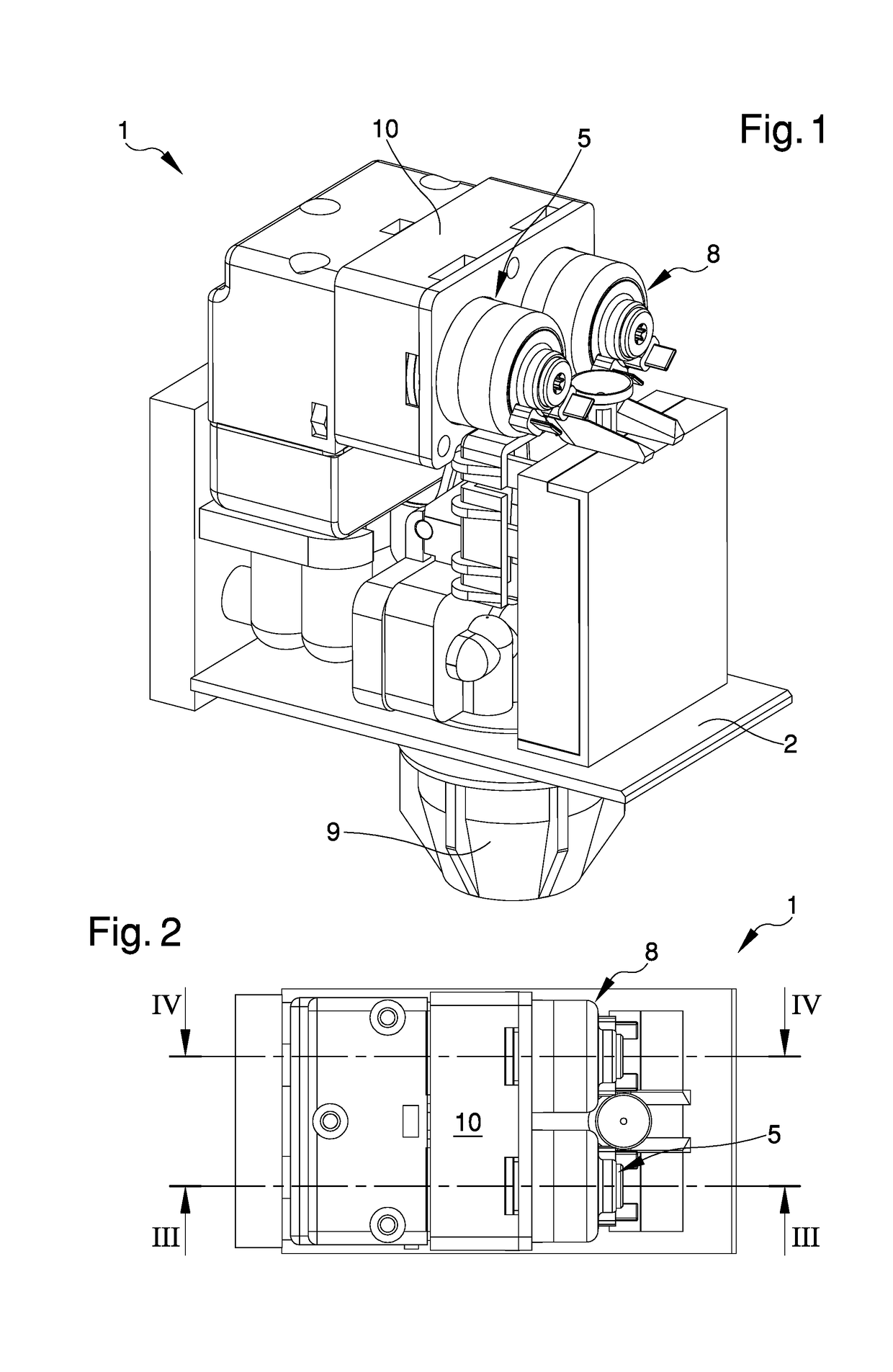 Device for the mixing of fluids