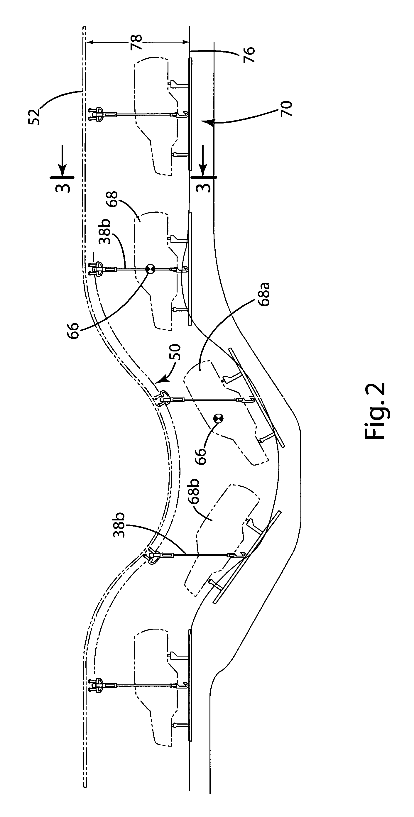 Conveyor system for article treatment