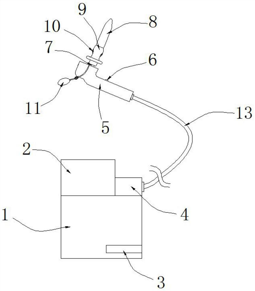 Intestinal tract cleaning device and method