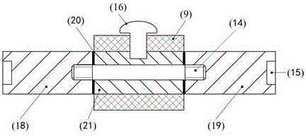 High temperature and high pressure dynamic galvanic corrosion experiment method and device