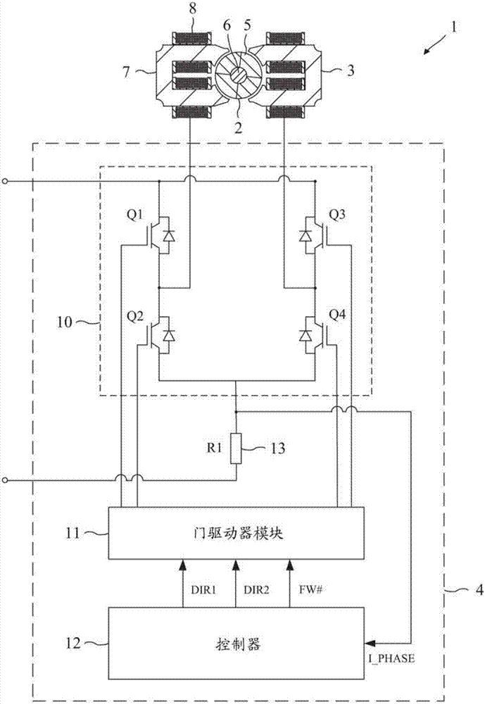 Method of determining the rotor position of a permanent-magnet motor