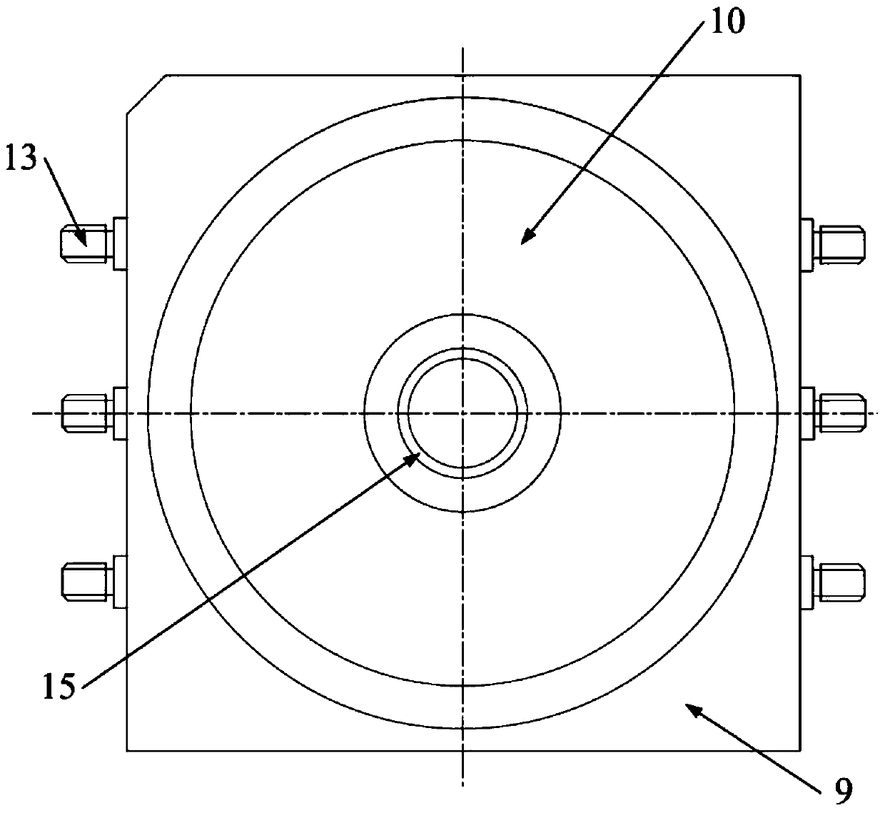 Piezoelectric six-dimensional force/torque sensor with six sets of force-measuring sensitive units