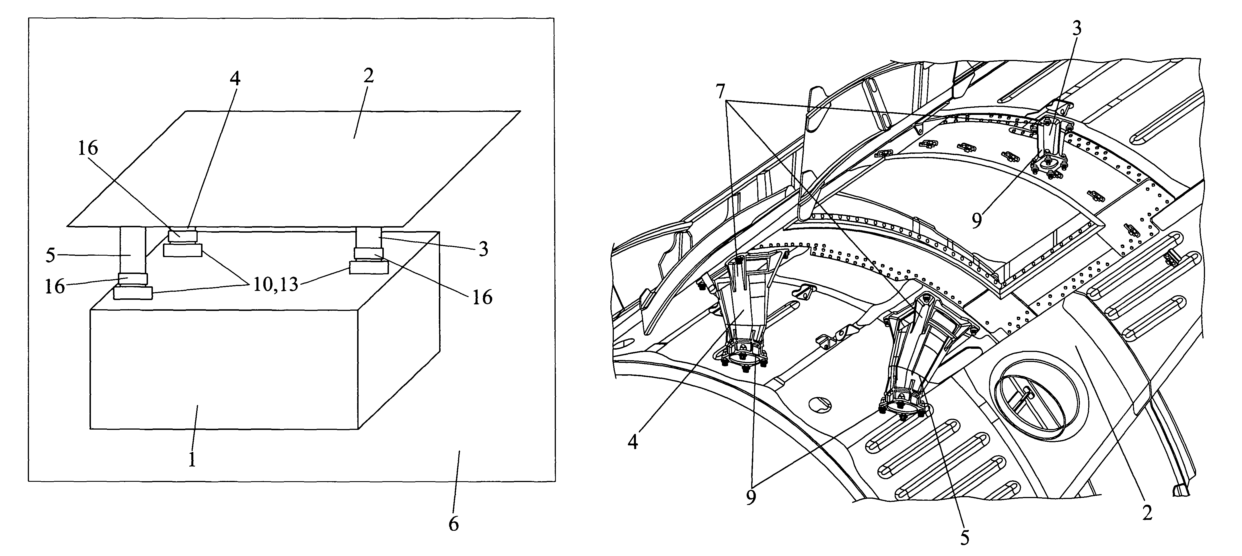 Support system for auxiliary power unit