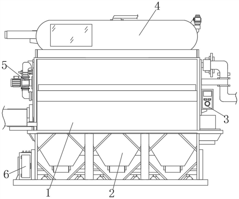 Zinc volatilization kiln flue gas high-temperature dust collection and waste heat utilization device