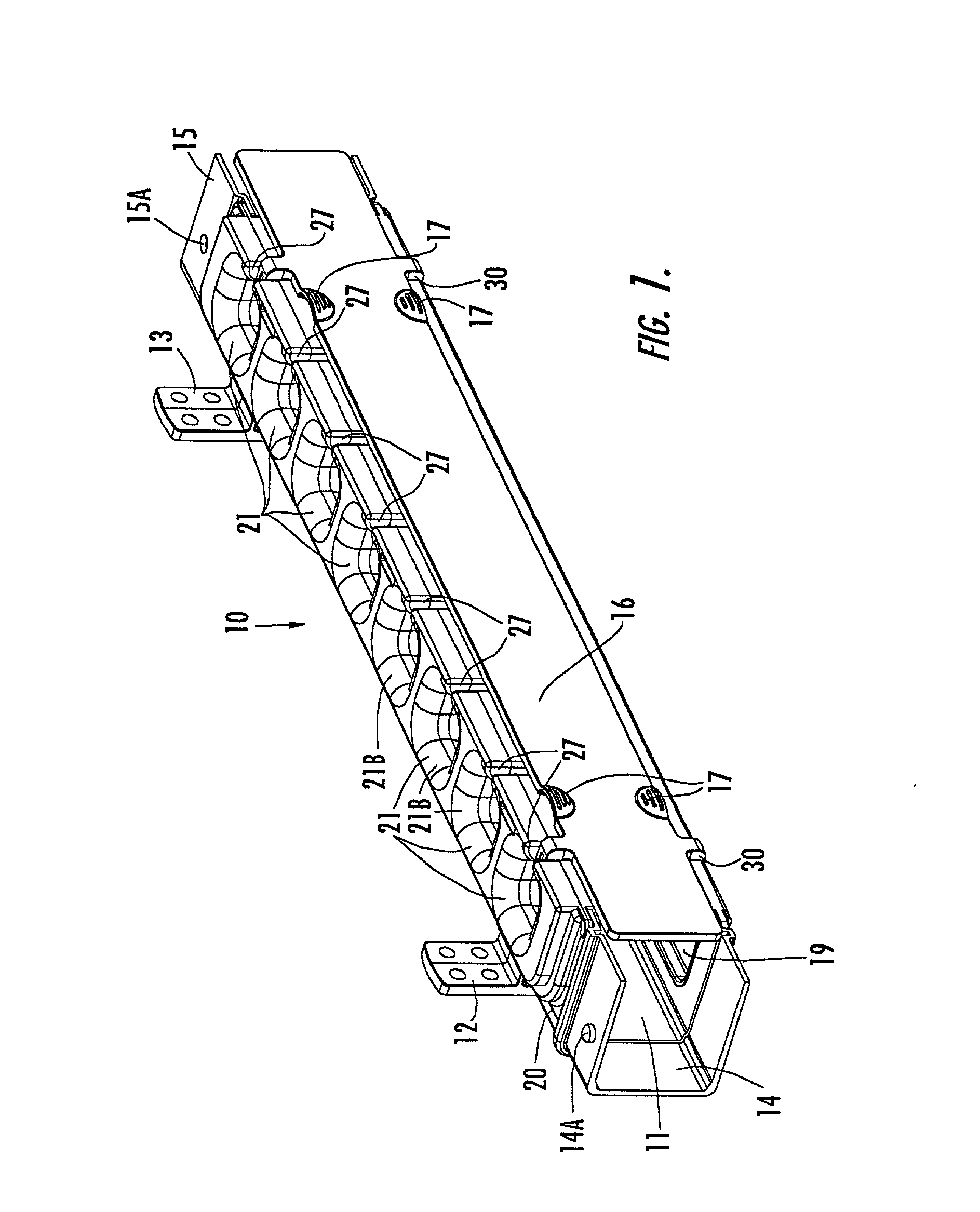 Cable channel assembly