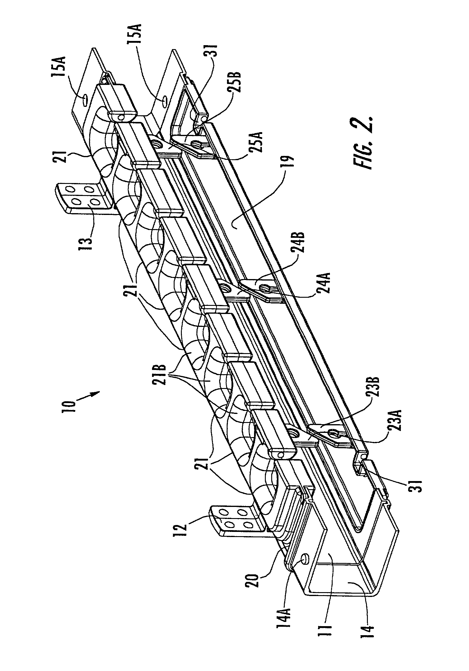 Cable channel assembly