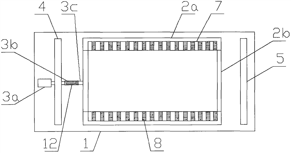 Sand screening device for civil engineering