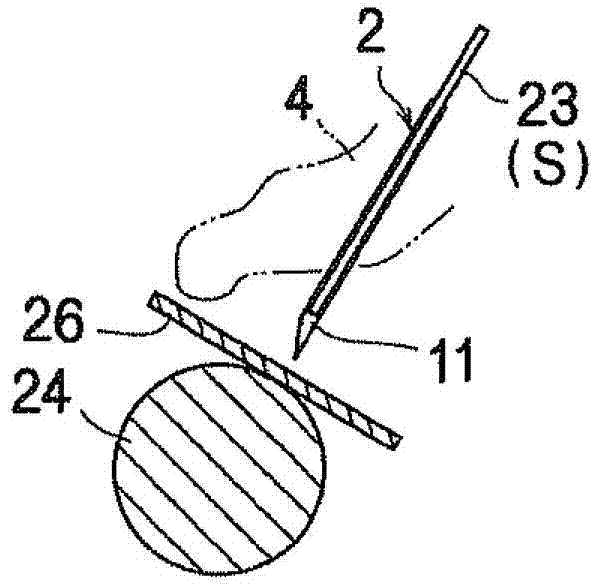 Puncture aspiration method and puncture aspiration device