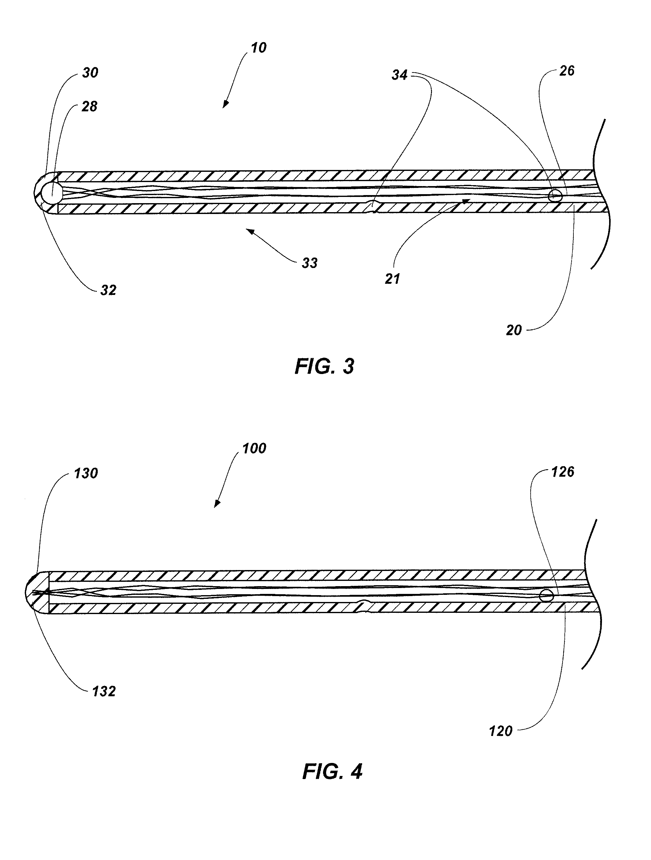 Catheters, catheters for use in ultrasound guided procedures, and related methods