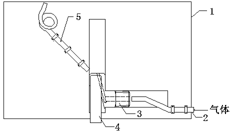 Device and method for welding bourdon tube for pressure gauge